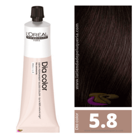 L`Oréal - Coloración DIA COLOR 5.8 Castaño Claro Moca (sin amoniaco) 60 ml