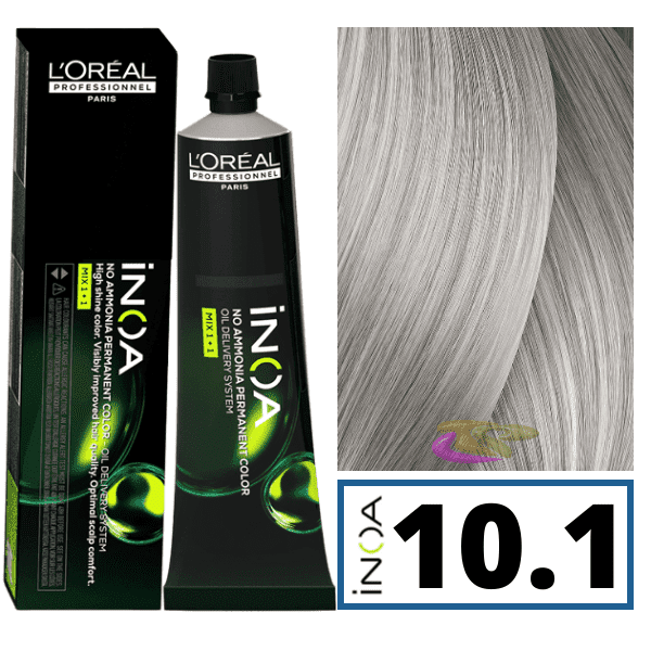 L`Oral - sans ammoniaque de INOA 10.1 Dye Platinum Blonde Ash 60 ml